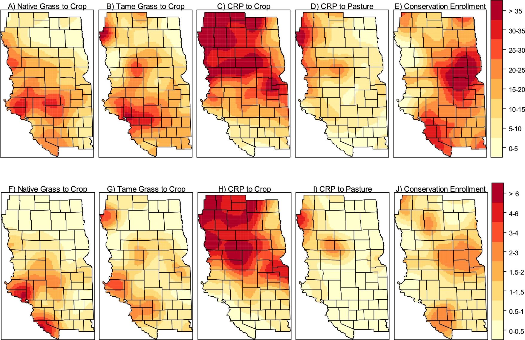 Land Use Change Maps